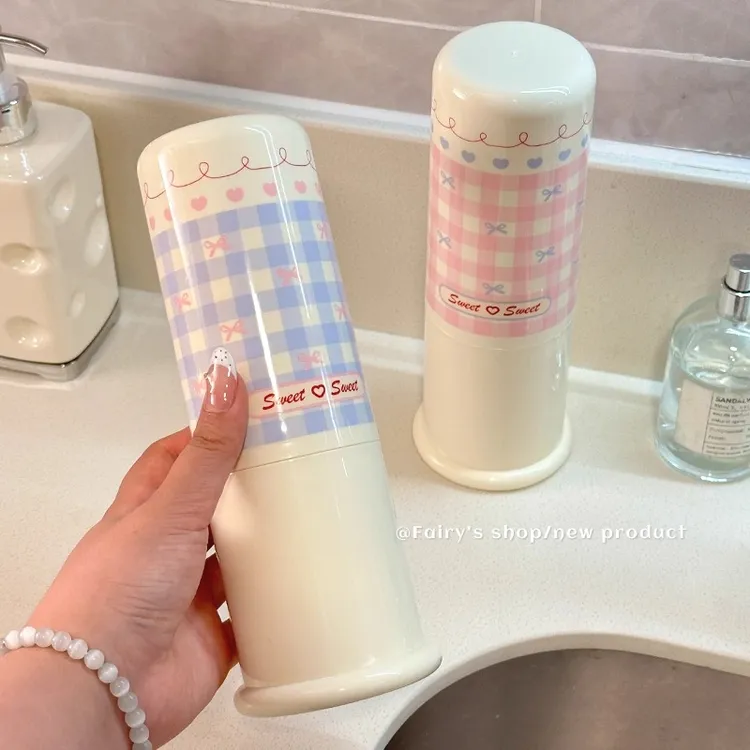 可爱旅行漱口杯便携刷牙杯家庭牙刷杯子牙缸牙具套装牙膏盒洗漱杯