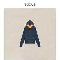BOXUE‘’仙本那‘’2025春季新款高级感轻奢连帽外套#241231W002