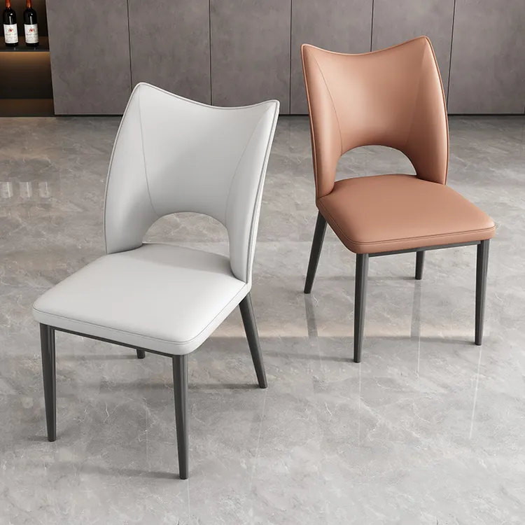 家用餐桌椅子北欧轻奢休闲椅书房办公电脑椅简约现代酒店餐厅椅子