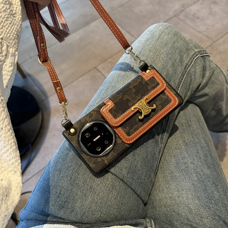 斜挎可背带挂绳适用华为MateX6手机壳x2/x3/X5新款mate70pro插卡