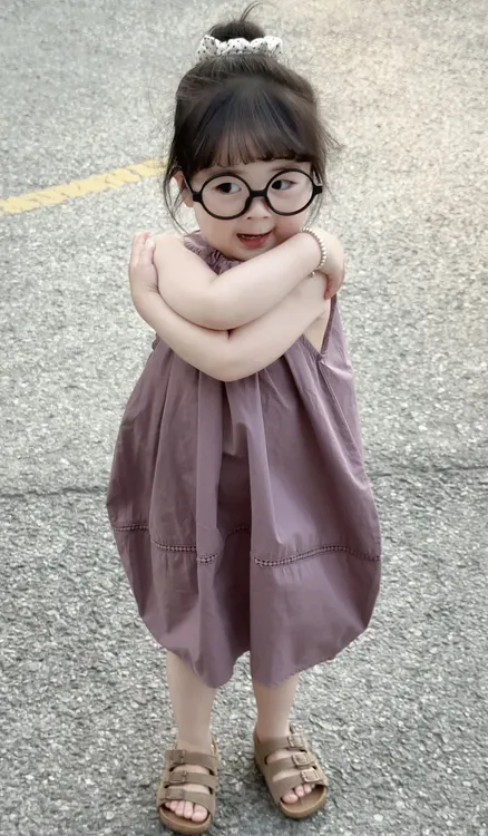 女童纯棉连衣裙夏装2025新款女宝宝洋气裙子小童儿童时尚夏季薄款