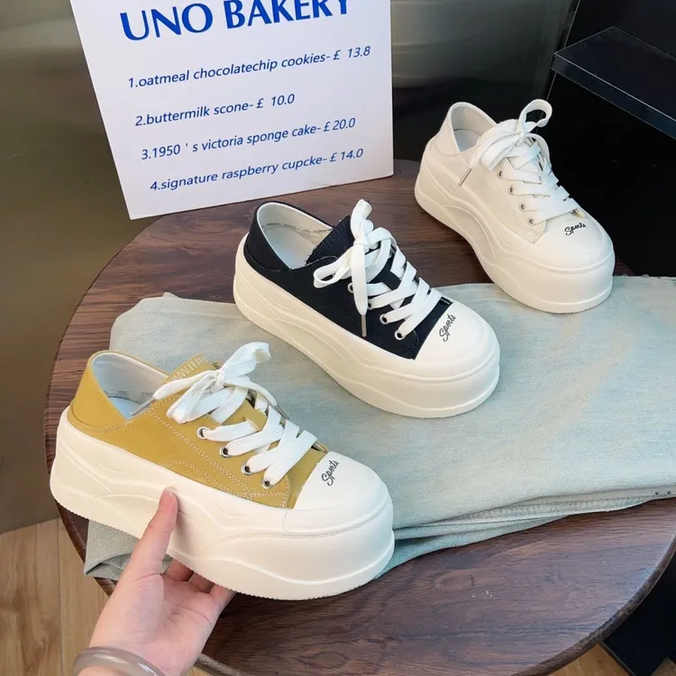 新百伦【清仓断码】一折爆品帆布两穿2025时尚休闲鞋春季新款厚底增