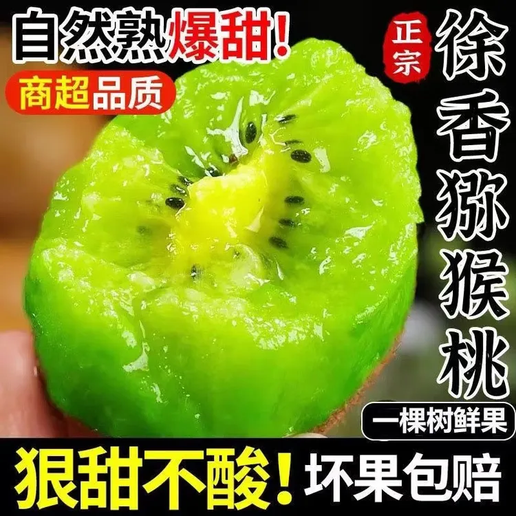 LL正宗陕西徐香猕猴桃30枚/24枚装单果60-130产地直发坏果包赔