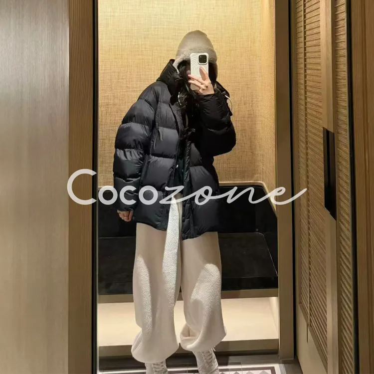 COCO ZONE 刘 一一 “云朵鹅”90白鹅绒双拉链鹅绒服 CD2A3155