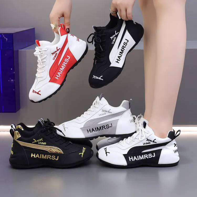 【真姐专属】2025男女同款皮面时尚百搭软底软面休闲鞋7078