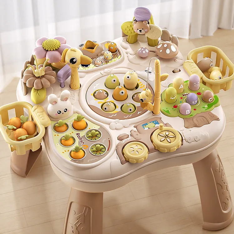 婴儿0一1岁游戏桌宝宝玩具台儿童多功能早教益智婴幼儿礼物植物桌