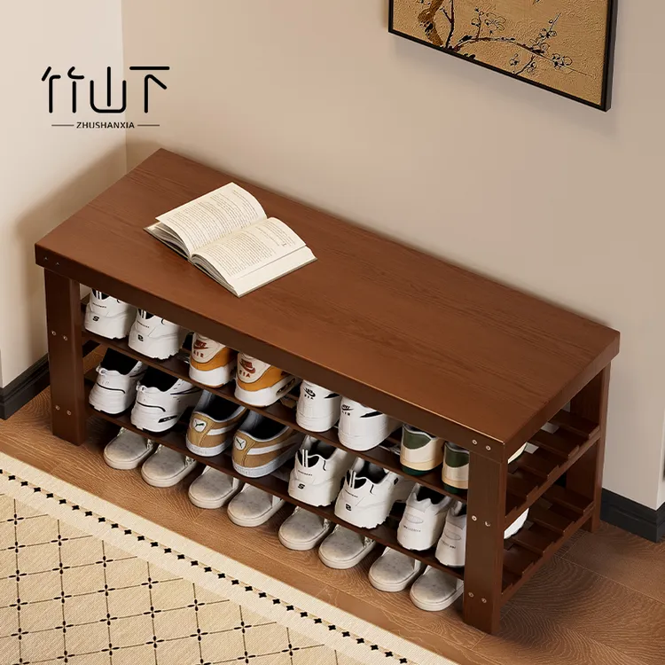 换鞋凳门口可坐网红款入户鞋柜坐凳一体穿鞋凳进门凳轻奢风鞋架子