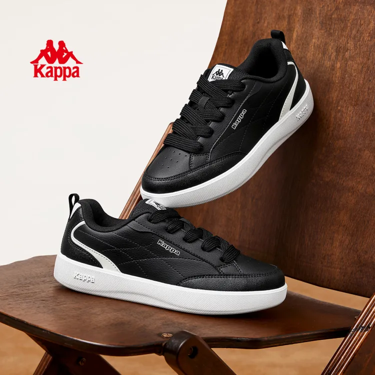 Kappa/卡帕板鞋背靠背冬季防滑耐磨简约女鞋百搭潮流休闲鞋15CA
