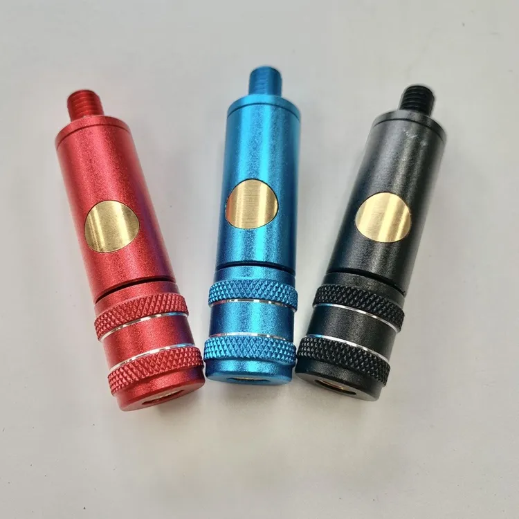 8mm通用抄网快拆防转连接头金属一键转换器配件