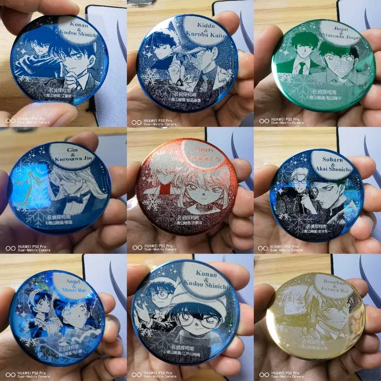 同人名侦探柯南不锈钢吧唧灰原哀宫野志保鸟取北荣町限定海景谷