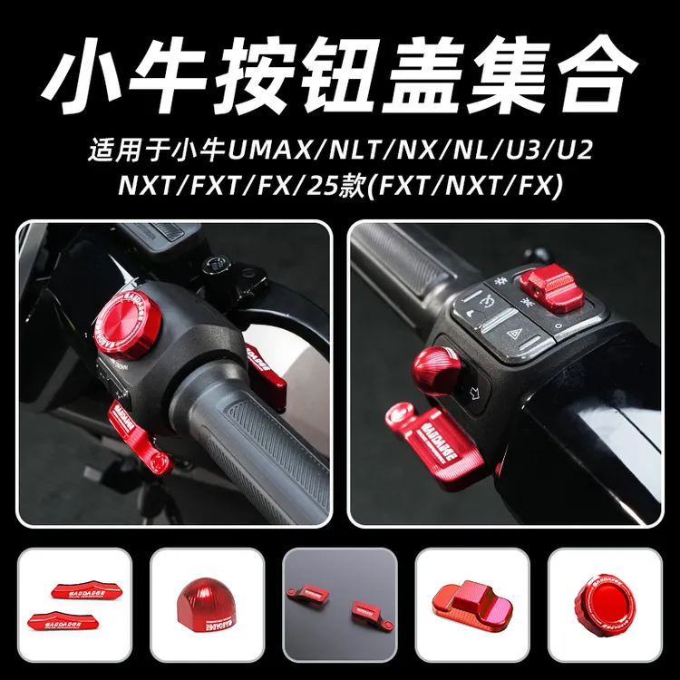 适用小牛NLT/NL/FX/FXT/25款NXT/UMAX超车灯喇叭转向灯光旋钮按钮