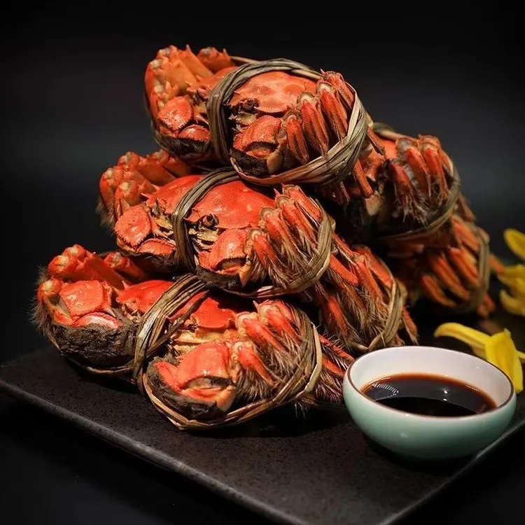 【活蟹】2.0两全母蟹洪泽湖螃蟹10只-装航空包邮死蟹包赔鲜活大闸蟹