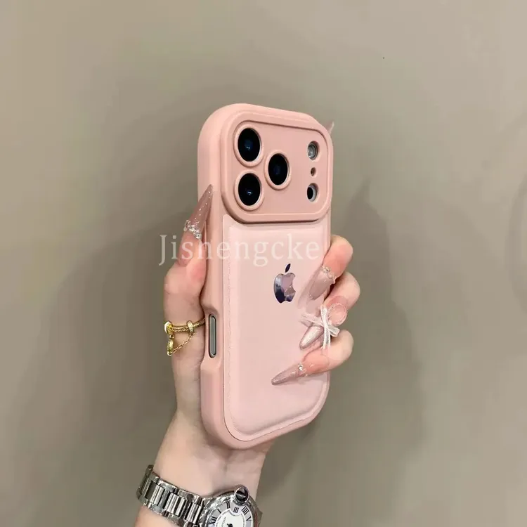 高级感个性气垫适用苹果17pro手机壳16promax时尚15/14简约13软女