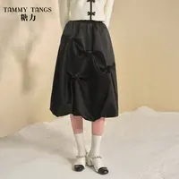 6690【金拐子专属】糖力玫瑰花苞裙半身裙TWRDB36690