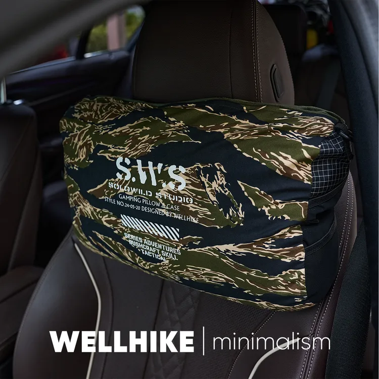 WELLHIKE户外SWS野迹枕头 睡眠护颈午睡露营帐篷便携旅行机能靠枕
