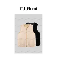 【Rumi精选】“考拉马甲”25秋冬保暖抗风百搭宽松轻奢羊毛马甲7191bx
