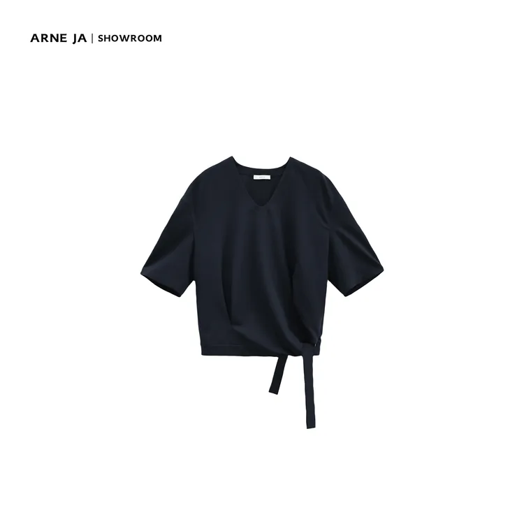 ARNE JA｜“非定义美学”不规则斜系带解构上衣A954