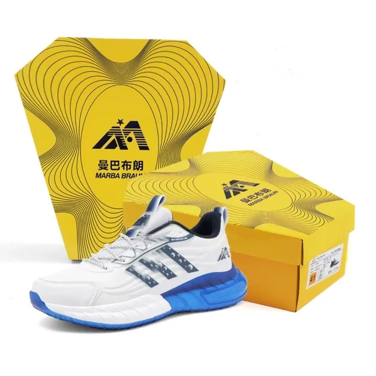 曼巴布朗正品秋冬皮面运动鞋舒适时尚休闲百搭情侣跑步鞋9027