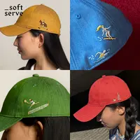 SoftServe柔软供应《be softer》牛仔布百搭棒球帽