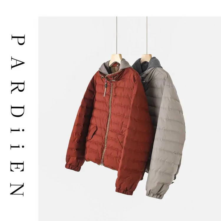 怒推！力荐！自留！【北总严选】帕迪恩拼接针织连帽鹅绒服25PD-99298