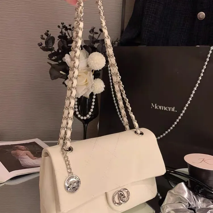 小香风高级感小众菱格链条腋下包包女2025新款时尚百搭单肩斜挎包