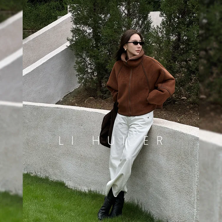 LiHuiEr李慧儿【希腊圣典】2025秋冬款厚款女短款外套MYKS5037