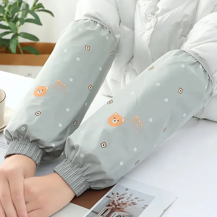 防水手厨房专用防油防脏套袖加长款护袖男士工作袖头袖套女秋冬季