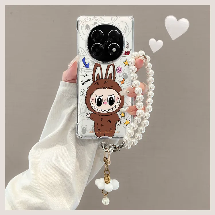 适用oppofindn5手机壳折叠屏oppo全包防摔findn5外壳女卡通拉布布