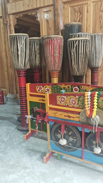 傣族传统乐器铓锣象脚鼓，全套或单件，傣族村必备，需要询客服讲价