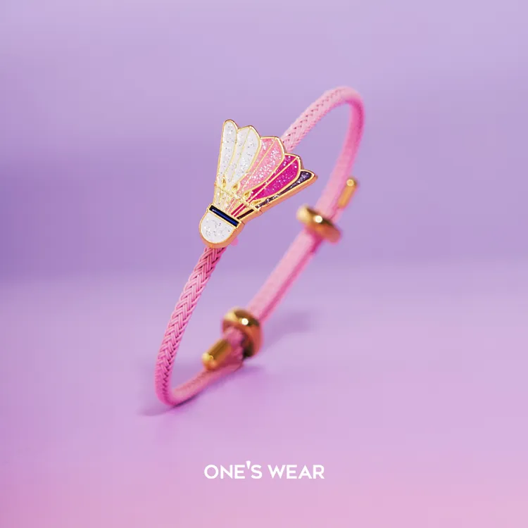 羽毛球绝绝紫手绳多功能夹手表球包领夹运动情侣闺蜜礼物小众