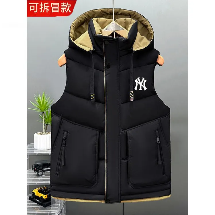 羽绒马甲男女秋冬季加厚保暖外套坎肩青年运动背心潮牌男装外套男