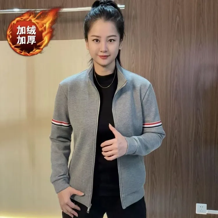 稻草人男士开衫拉链外套男秋冬潮牌宽松休闲百搭加绒卫衣痞帅