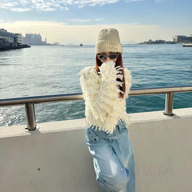 婉君【流苏手工毛衣】“20羊毛”“纯手工手打”编织毛衣LWJ25D4C3757