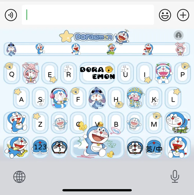 【哆啦A梦】苹果安卓百度输入法皮肤可爱美化包/办公配件服务