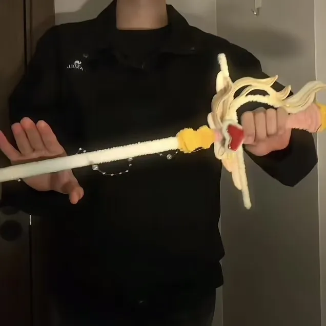 【视频款】扭扭棒真爱降临美少女魔法剑手工DIY材料包驾车个人用品