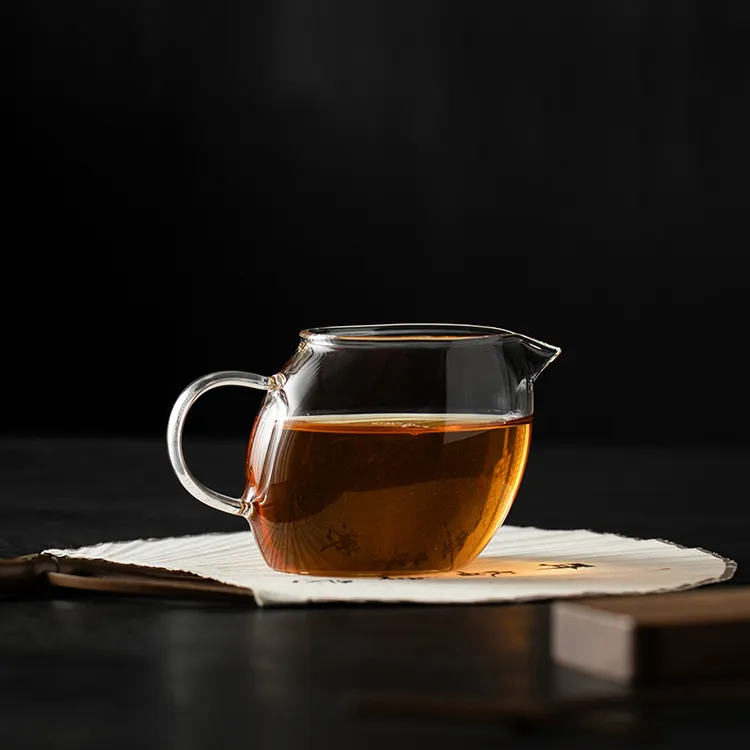 煌山创意玻璃公道杯茶具高档分茶器茶海加厚泡茶专用匀杯单个茶杯