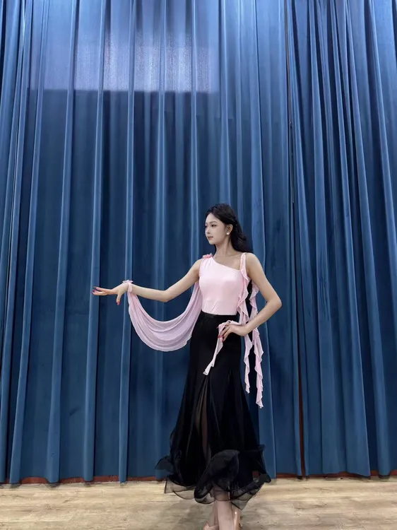 摩登舞飘逸女士摩登舞拉丁舞练功跳舞JNY011摩登舞服新款摩登服装