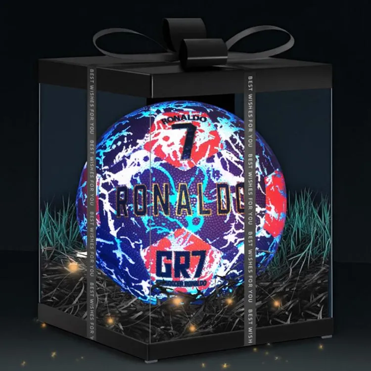 FAVMARTHA足球发光C罗限量版5号学生成人专用专业比赛级反光帅气