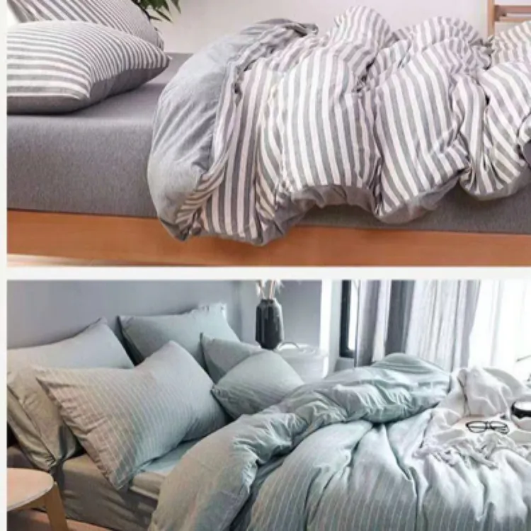 全棉天竺棉被套100棉无印被套床品新疆棉四季裸睡针织棉简约秋冬