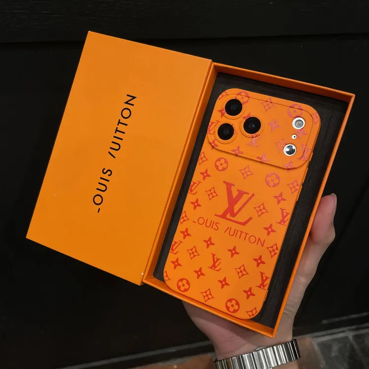 新款iPhone17promax橙色手机壳适用16高级12苹果15小众14防摔13软