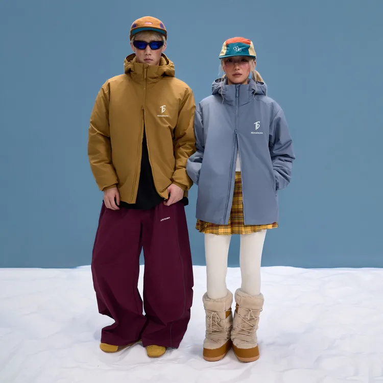 TBHIMALAYA秋季户外阿童木轻薄功能性面料冬季外套棉服棉衣连帽