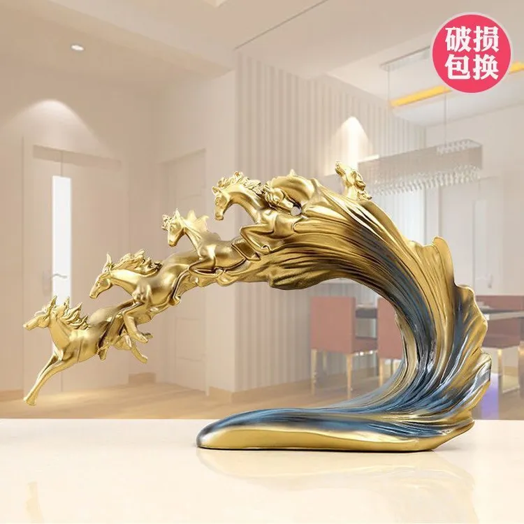 【92%好评率】马摆件风水招财马到成功家居装饰品客厅酒柜入户玄关