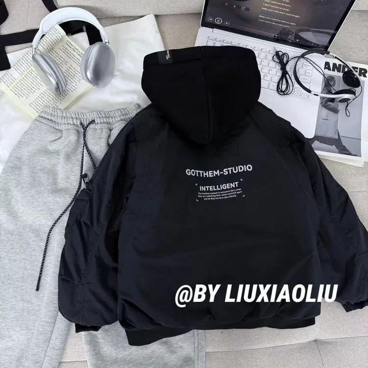 杭州六小六正版BY LIUXIAOLIU秋冬季儿童假两件夹棉外套17932