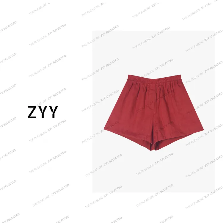ZYY【廓形晴日】2025/S新品夏季韩版时尚百搭短裤女X25XDK02157