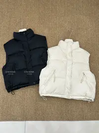 【欧尼家】冬季~韩系简约棉马甲 衣长52