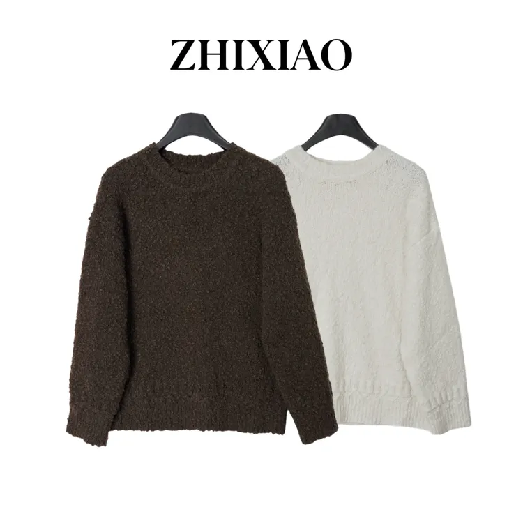【ZHIXIAO】秋冬新款：针织套头毛衣2752