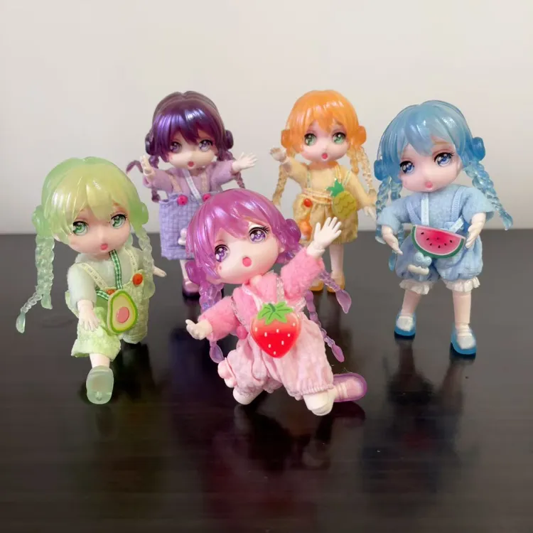 Q版雪糕娃娃 13厘米  3D漫画眼