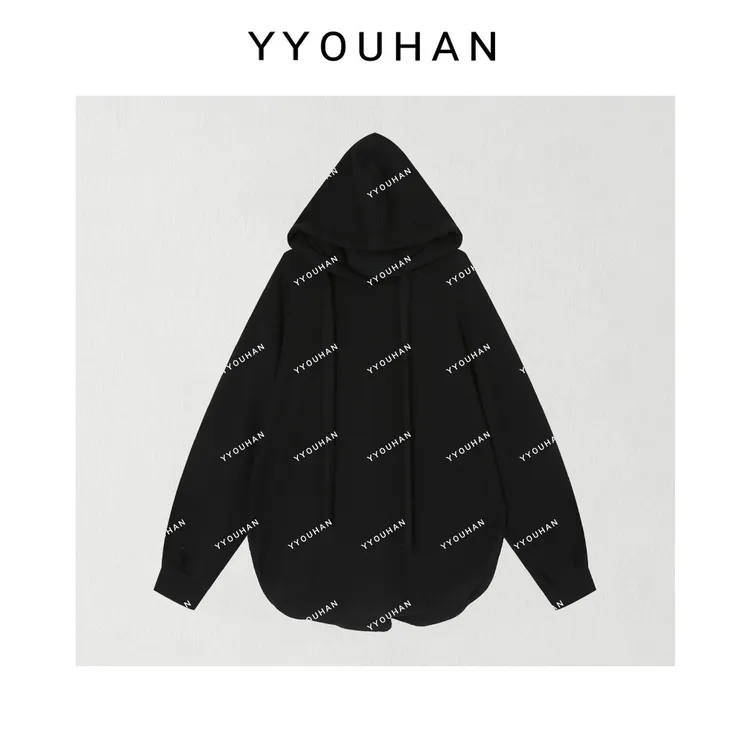 YYOUHAN 2025新款【时髦进阶】极简风显瘦百搭连帽卫衣 2508C4577