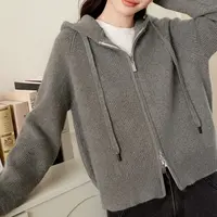 一宏丰连帽开衫【大衣伴侣&穿搭神器】伊家同款开衫针织外套