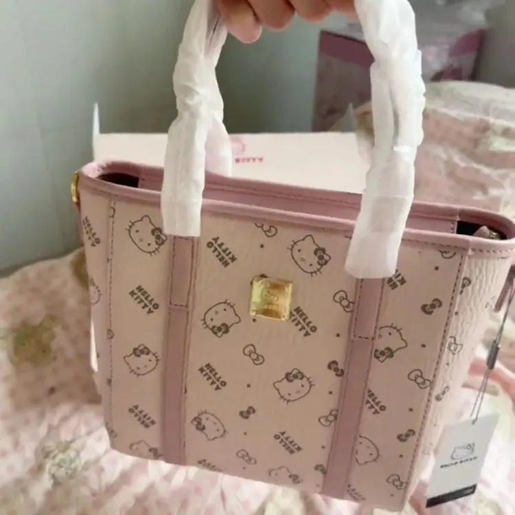 2025新款Hellokitty单肩斜挎托特包可爱少女心凯蒂猫包包通勤百搭